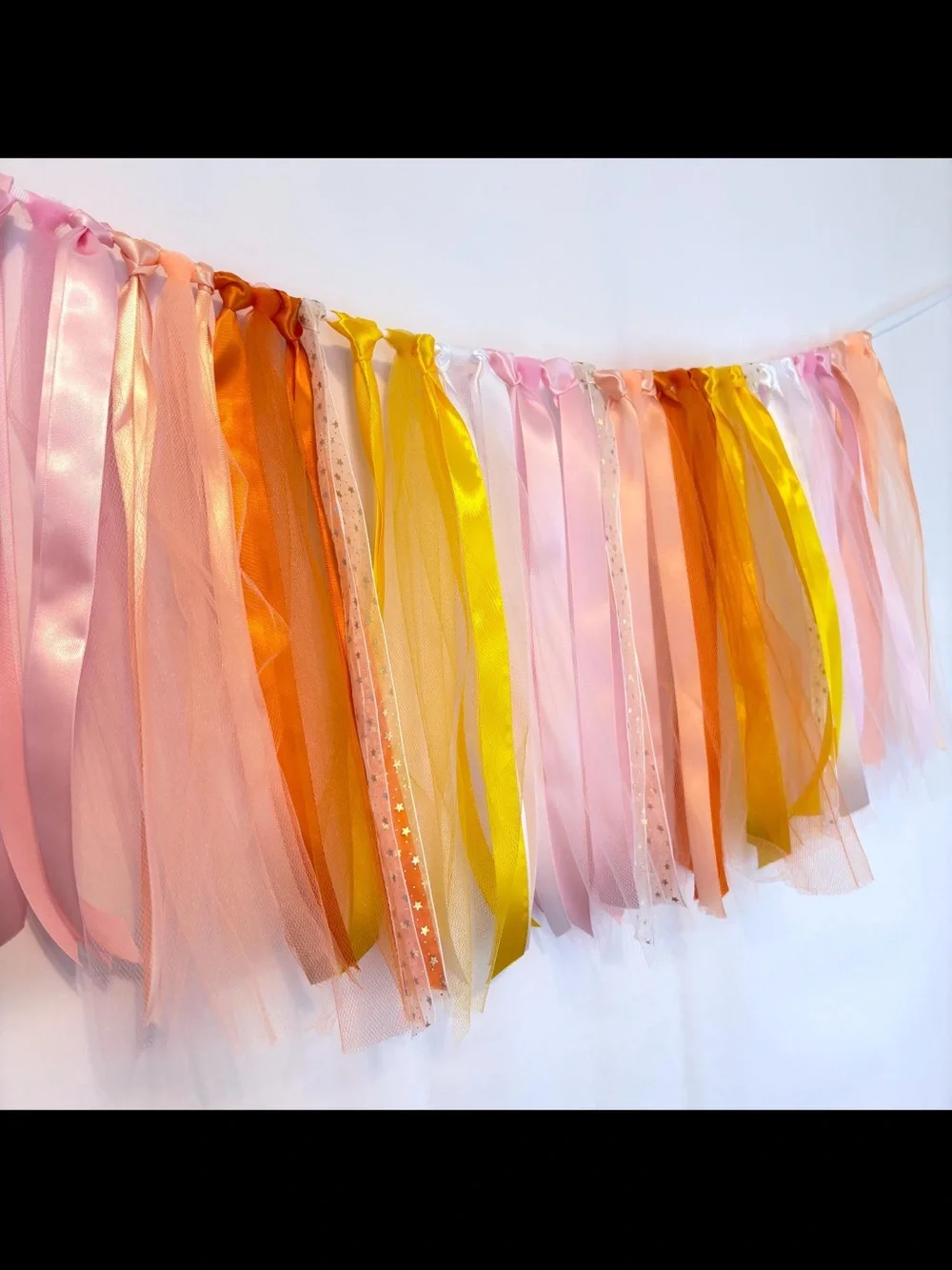Sunshine Pink & Orange '1/2 Way To One' Party Banner